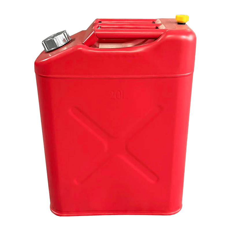 Tambur de ulei 10L/20L roșu mat cu capac din aluminiu